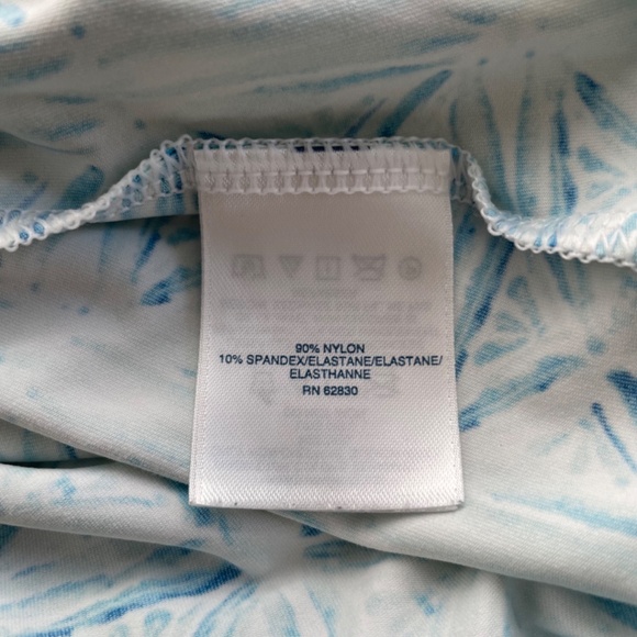 Lands’ End Long Sleeve Water Shirt Rashguard Lemons & Limes Size Small - Picture 5 of 6